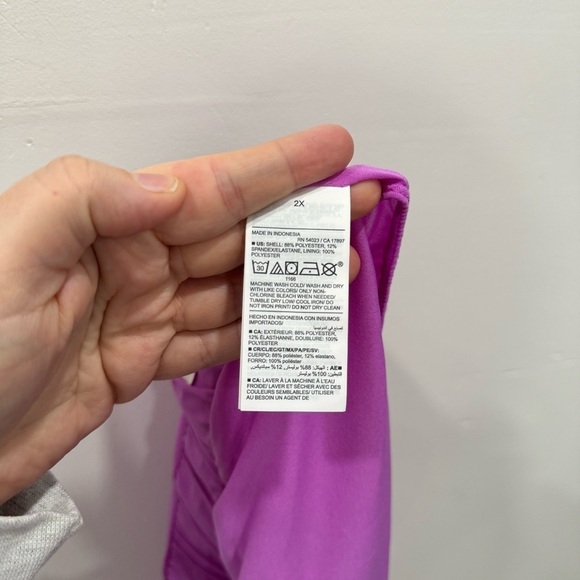 Old Navy Purple Running Shorts Lined 3” Size 2X - Picture 8 of 8